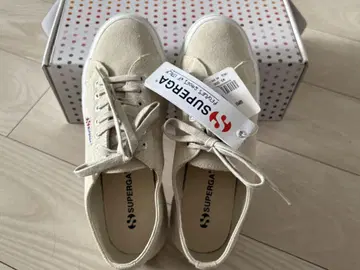 SUPERGA 스웨이드 베이지 스니커즈