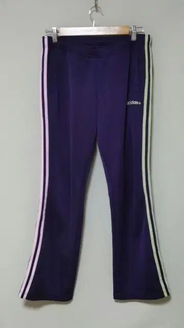 adidas 보라색 팬츠 사이드 스트라이프 저리 러닝 테니스
