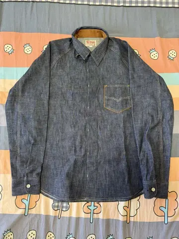 시착 정도 새상품급 DELUXEWARE 디럭스 웨어 데님 워크 셔츠 L