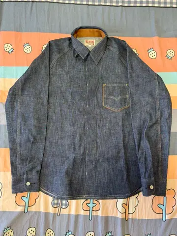 시착 정도 새상품급 DELUXEWARE 디럭스 웨어 데님 워크 셔츠 L