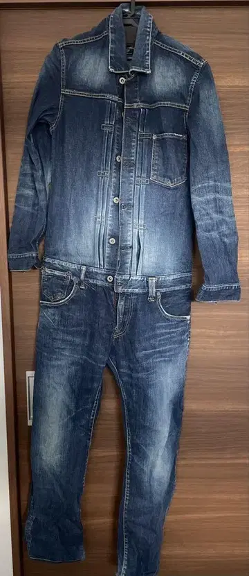 HOSU 데님 점프 수트 올인원