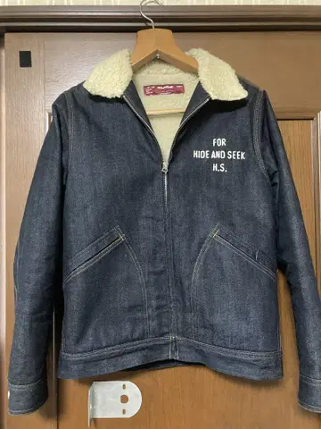 데님 자켓 플리스 카라 부착
