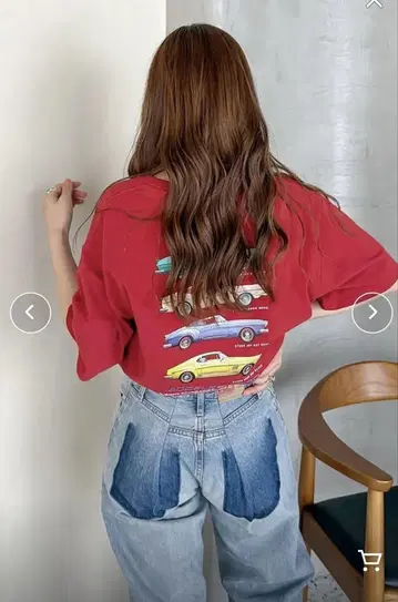 Ungrid 카 프린트 로고 티