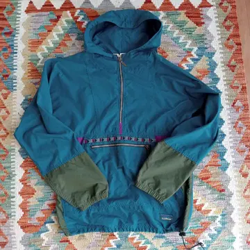 90s LLBean 티롤 테이프 아노락 풀오버