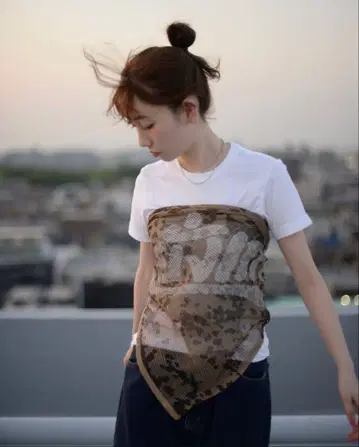 양가오 yanggao 트로펜타른 카모 메쉬 스카프