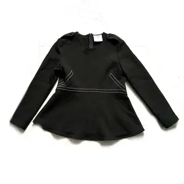 플럼피너츠 plumpynuts 페플럼 상의 화이트 스티치