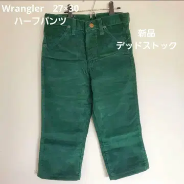 Wrangler 하프 팬츠 스트레이트 레그 코듀로이 데드스탁
