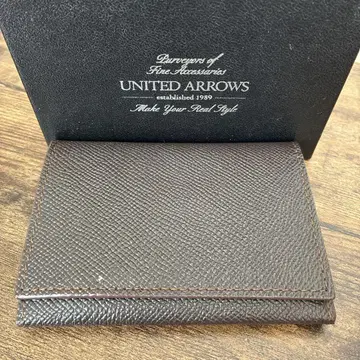 UNITED ARROWS 브라운 명함지갑