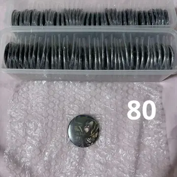 진격의 거인 온라인 전시회 미카사 캔뱃지