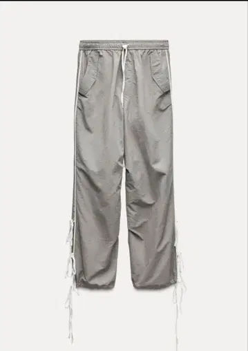 ZARA 자라 리본 포함 나일론 팬츠
