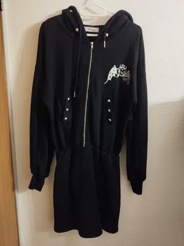 Ank Rouge 후드티 원피스 블랙 M