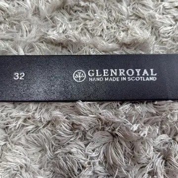 GLENROYAL 브라이들 가죽 벨트 32인치