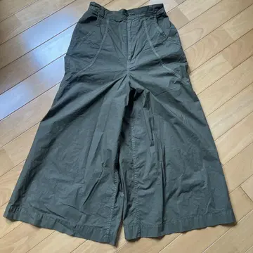 ZUCCa 와이드 팬츠 올리브색