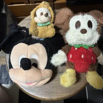 미키마우스 봉제 인형 파우치