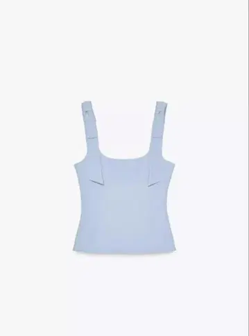 ZARA 리본 포함 스트레치 상의 S
