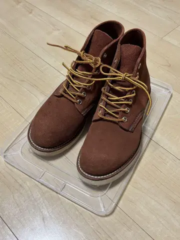 새상품급 REDWING 스웨이드 부츠 브라운 23cm 아메카지 여자
