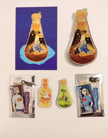 던전밥 파린 마르실 아크릴 블록 키링 6