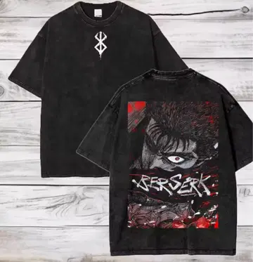 @ 베르세르크 미우라 켄타로 tee T셔츠 그리피스 갓츠 슬롯