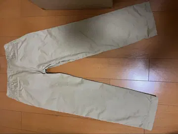 베이지 버튼 치노 팬츠 34