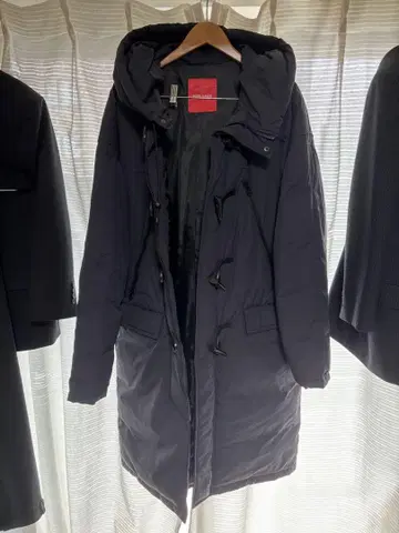 NOISE MAKER 다운 코트 XL 블랙