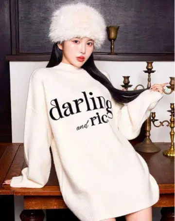 Darich 자수 니트 튜닉