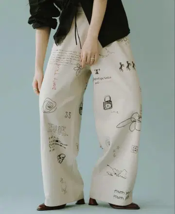 high waist tattoo pants