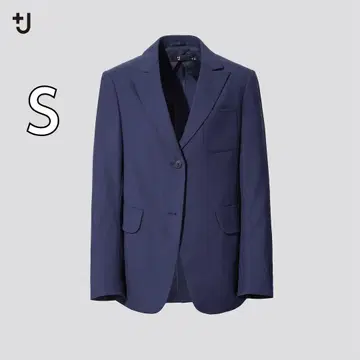 [ 단종 ] UNIQLO +J 유니클로 캐시미어 혼방 자켓 BLUE S