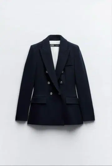 ZARA 테일러드 자켓 네이비