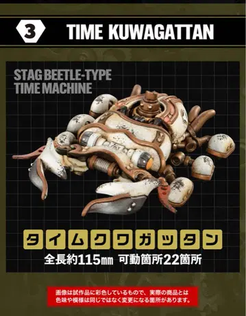 ART IN GASHAPON 타임보칸 화이트ver.타임쿠와갓탄