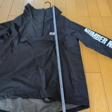 NUMBER NINE 블랙 나일론 자켓 프리 사이즈