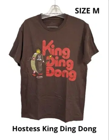 Hostess King Ding Dong 캐릭터 T셔츠 M