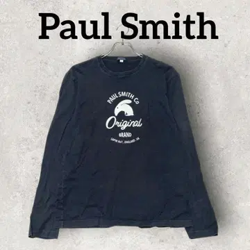 Paul Smith 긴팔 티셔츠 토끼 롱티 남성용 (L) 네이비