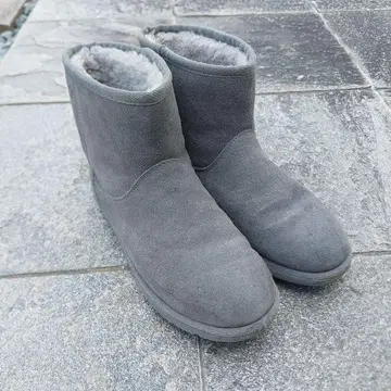 EMU 그레이 스웨이드 숏 어그 부츠