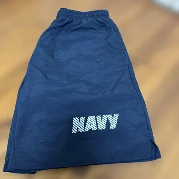 네이비 Navy 로고 숏팬츠 약 70cm