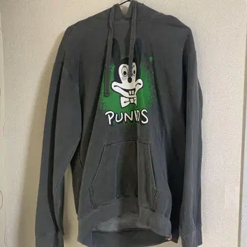 PUNK DRUNKERS 그레이 M 후드티