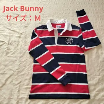 Jack Bunny!! 스트라이프 피케 셔츠 사이즈 4
