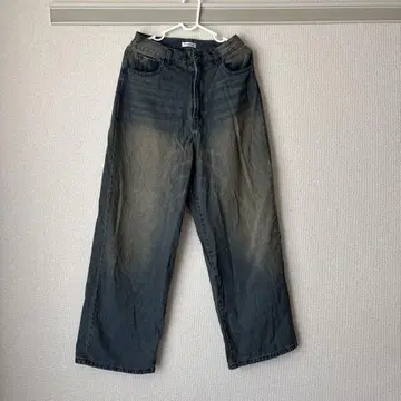 빈티지풍 데님 인디고 블루