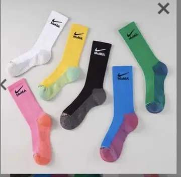 나이키 에브리데이 플러스 MoMA 로고 삭스 L 사이즈 블랙