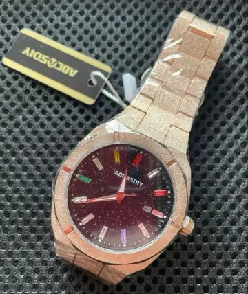 새상품 쿼츠 손목시계(로즈 골드)