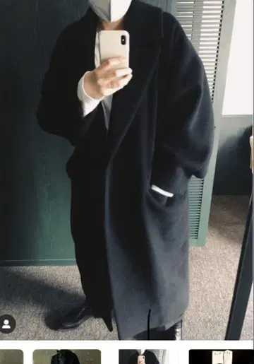 RIM.ARK Double weave loose gown 코트