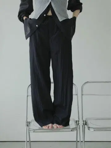 VINTAGE WASHED PAJAMA PANTS[NAVY]