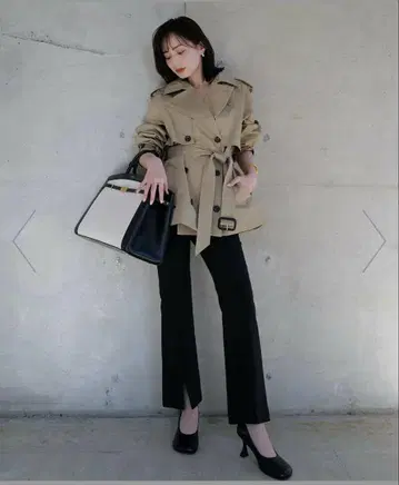 anuans 스트레치 슬릿 팬츠