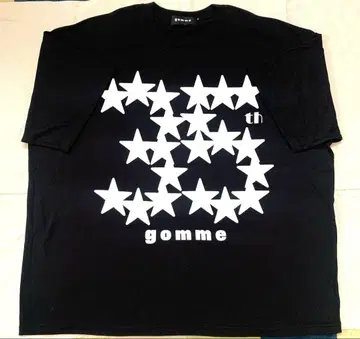 gomme 35TH 별 패턴 프린트 티셔츠