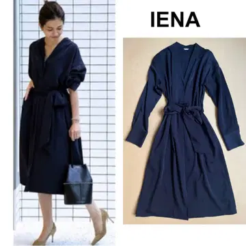 IENA CLASSY 노카라 셔츠 원피스