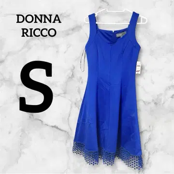 선착순 DONNA RICCO [ S ] 슬리브리스 원피스 블루
