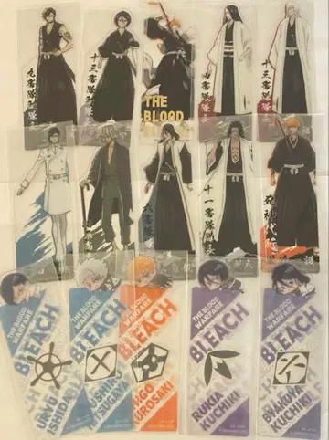 BLEACH 책갈피 15개 새상품 미사용 즉시 구매
