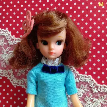 초대 리카짱 오리지널 의상 쇼와 레트로 옷 갈아입히기 인형 의류