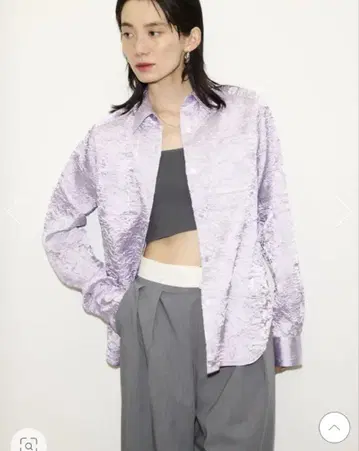 SLY [ THROW ] WRINKLE SATIN 셔츠