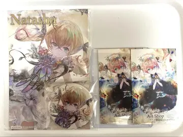 메멘토모리 나타샤 엽서 캔뱃지 카드 2장