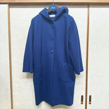 [새상품급] latelier du savon 캐시미어 울 후드 부착 코트